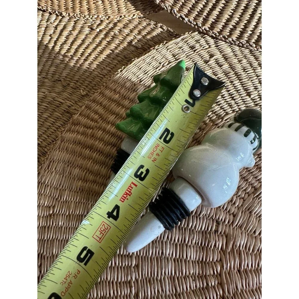 2 piece Target Christmas winter Wine bottle cork
